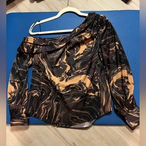 One shoulder Express blouse